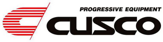 CUSCO PROGRESSIVE EQUIPMENT logo