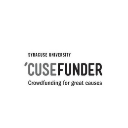 'CUSEFUNDER SYRACUSE UNIVERSITY CROWDFUNDING FOR GREAT CAUSES logo