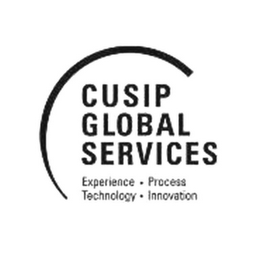 CUSIP GLOBAL SERVICES EXPERIENCE PROCESS TECHNOLOGY INNOVATION logo