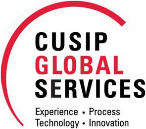 CUSIP GLOBAL SERVICES EXPERIENCE PROCESS TECHNOLOGY INNOVATION logo