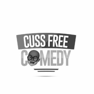 CUSS FREE COMEDY logo