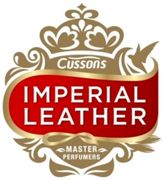 CUSSONS IMPERIAL LEATHER MASTER PERFUMERS logo