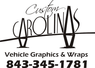 CUSTOM CAROLINAS VEHICLE GRAPHICS & WRAPS 843-345-1781 logo