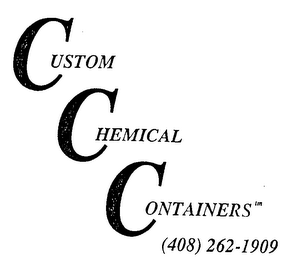 CUSTOM CHEMICAL CONTAINERS logo
