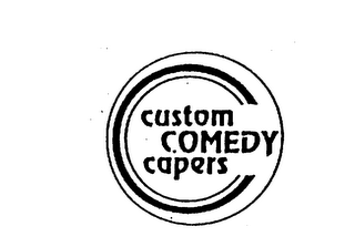 CUSTOM COMEDY CAPERS logo
