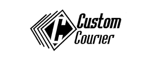 CUSTOM COURIER logo