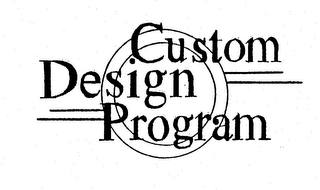 CUSTOM DESIGN PROGRAM logo
