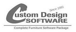CUSTOM DESIGN SOFTWARE COMPLETE FURNITURE SOFTWARE PACKAGE SINCE 1991 logo