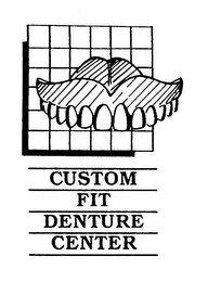 CUSTOM FIT DENTURE CENTER logo