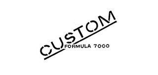 CUSTOM FORMULA 7000 logo