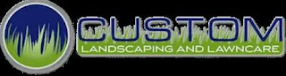 CUSTOM LANDSCAPING AND LAWN CARE logo