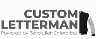 CUSTOM LETTERMAN POWERED BY REVOLUTION ENTERPRISES logo
