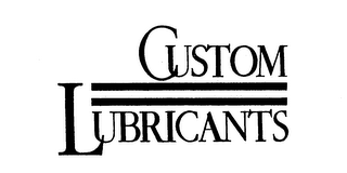 CUSTOM LUBRICANTS logo
