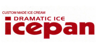 CUSTOM MADE ICE CREAM DRAMATIC ICE ICEPAN logo