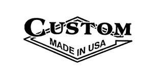 CUSTOM MADE IN USA logo