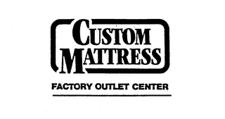 CUSTOM MATTRESS FACTORY OUTLET CENTER logo