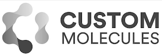 CUSTOM MOLECULES logo