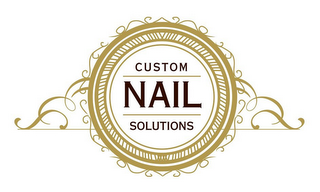 CUSTOM NAIL SOLUTIONS logo