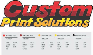 CUSTOM PRINT SOLUTIONS logo