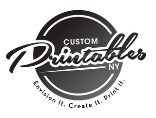 CUSTOM PRINTABLES NY ENVISION IT. CREATE IT. PRINT IT. logo