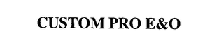 CUSTOM PRO E&O logo
