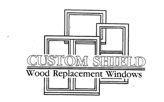CUSTOM SHIELD WOOD REPLACEMENT WINDOWS logo