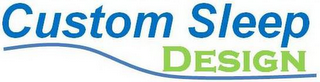 CUSTOM SLEEP DESIGN logo