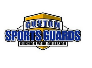 CUSTOM SPORTS GUARDS CUSHION YOUR COLLISION logo