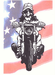 CUSTOM "V" TWIN AN AMERICAN MOTORCYCLE COMPANY logo