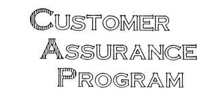 CUSTOMER ASSURANCE PROGRAM logo
