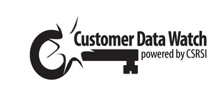 CUSTOMER DATA WATCH POWERED BY CSRSI logo