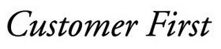 CUSTOMER FIRST logo