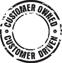 CUSTOMER OWNED CUSTOMER DRIVEN logo