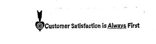 CUSTOMER SATISFACTION IS ALWAYS FIRST logo