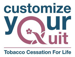 CUSTOMIZE YOUR QUIT TOBACCO CESSATION FOR LIFE logo