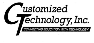 CUSTOMIZED TECHNOLOGY, INC. CONNECTING EDUCATION WITH TECHNOLOGY logo