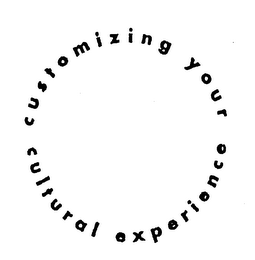 CUSTOMIZING YOUR CULTURAL EXPERIENCE logo