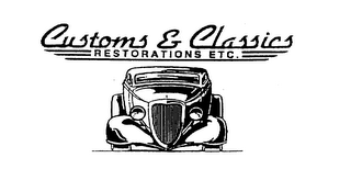 CUSTOMS & CLASSICS RESTORATIONS ETC. logo