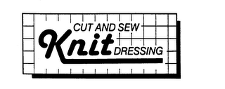 CUT AND SEW KNIT DRESSING logo