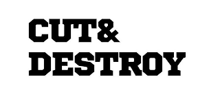 CUT & DESTROY logo