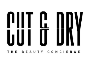 CUT & DRY THE BEAUTY CONCIERGE logo