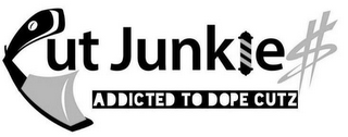 CUT JUNKIES ADDICTED TO DOPE CUTZ logo
