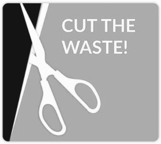 CUT THE WASTE! logo