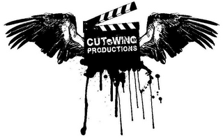 CUT WING PRODUCTIONS logo