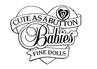 CUTE AS A BUTTON BABIES FINE DOLLS TW logo