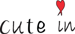 CUTE IN logo