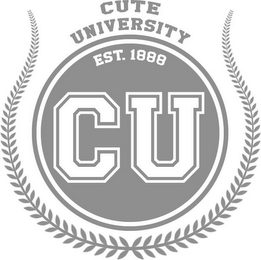 CUTE UNIVERSITY EST.1888 CU logo