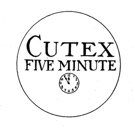 CUTEX FIVE MINUTE logo