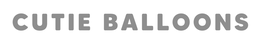 CUTIE BALLOONS logo