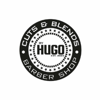 · CUTS & BLENDS · BY HUGO EST. 2024 BARBER SHOP logo